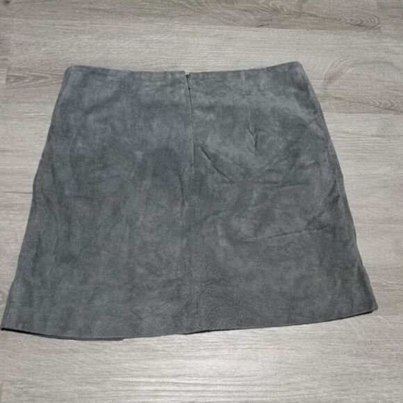 Blanknyc Real suede A- line skirt with Lacing detail sand color Soft fog size 26 - Picture 7 of 12